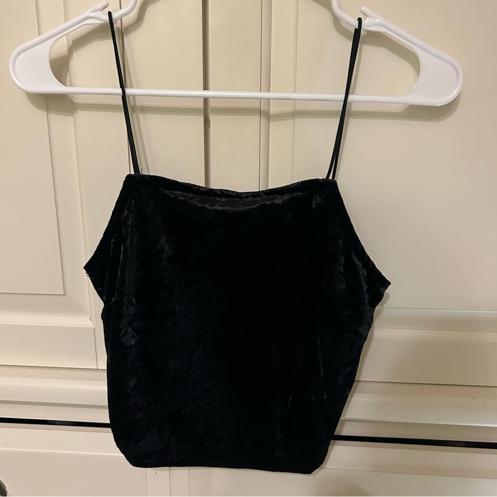 Wild Fable Black Velvet Camisole